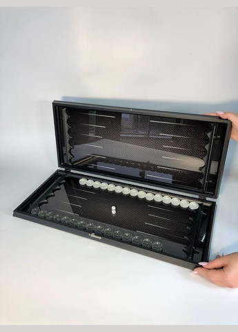 зі скла, Карбон, 61×27×5 см, арт. 250083 Кавун Нарди (335212048)