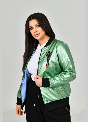 Зеленая женская куртка цвет лайм р.48/50 453430 New Trend