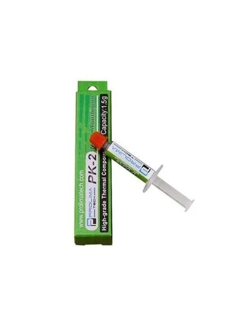 Термопаста PK-2 Aluminium, шприц, 1.5 г, 10.2 Вт/мК (PNA-PK-2-1.5) PNA-PK-2-1.5 Prolimatech (395346034)