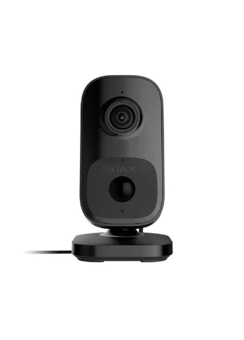 Камера відеоспостереження IndoorCam, внутрішня, 4мп, 110° вертикальний 60° горизонтальний, іч 8м, штучний інтелект, wi-fi, чорна Ajax (393456100)