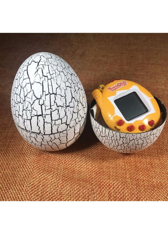 Інтерактивна іграшка електронний вихованець Тамагочі в Яйці Динозавра Eggshell Game White (EggWhite) UFT (373640229)