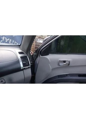 Накладки на панель (11 деталей) Титан для Mitsubishi L200 2006-2015 рр Meric (391757940)