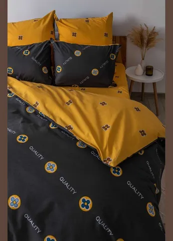 Постельное белье евро Soft dreams Grey and Orange 2-03859-26021 200х215 см ТЕП (381741154)