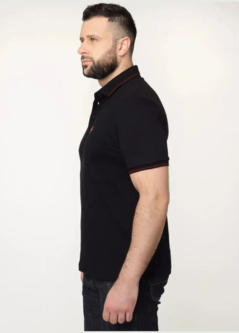 Черная футболка-поло мужское для мужчин Armani Exchange