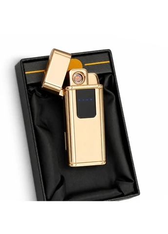 Подвійна Запальничка Спіраль + Газ Gold No Brand (372179074)