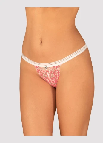 Трусики стринги кружевные Bloomys thong S/M Obsessive (303893563)