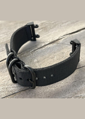 Нейлоновый ремешок Traveller для часов Xiaomi Amazfit T-Rex 2 (A2170) - Black Primo (333337071)