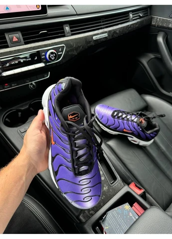 Фіолетові кросівки чоловічі nike air max tn volt purple найк аір макс тн плюс фіолетові демісезон No Brand