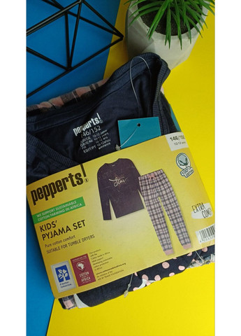 Комбинированная всесезон фирменная пижама детская 134/140 Pepperts