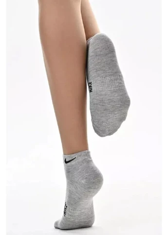 Чёрно-белых носки короткие хлопковые nike stay cool (3 пары) InSecret (387088006)