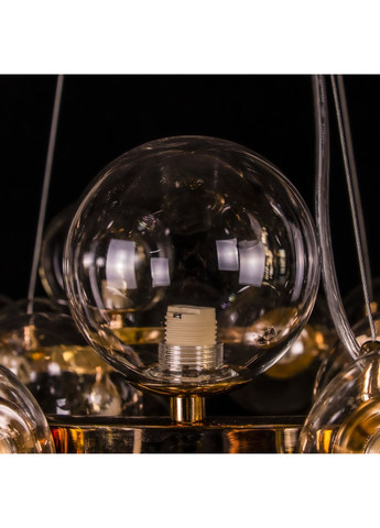 Люстрая молекула на 25 лампочек с плафонами 91001/25P/FGD No Brand (354229794)