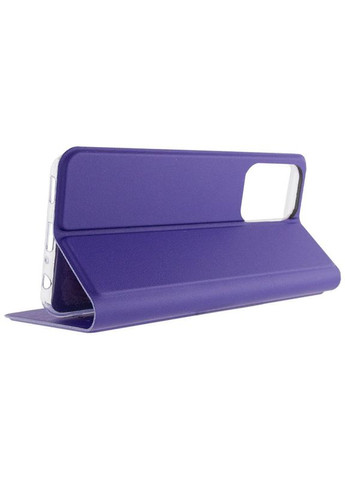 Шкіряний чохол-книжка Elegant для TECNO Camon 19 Фіолетовий Getman (337516047)