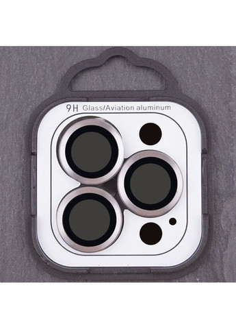 Захисне скло Metal Classic на камеру (у упак.) для Apple iPhone 16 Pro (6.3") / 16 Pro Max (6.9") Сірий Epik (372020810)