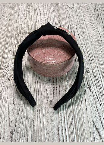 Обруч - чалма для волос ободок с узлом женский с бусинами Hand Made (330619093)