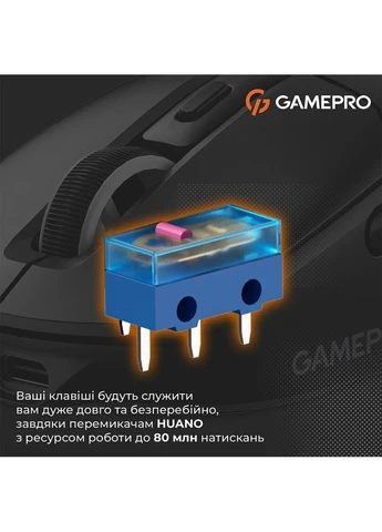 Миша бездротова Genesis Airmaster Black (GM167B) GAMEPRO (380691368)