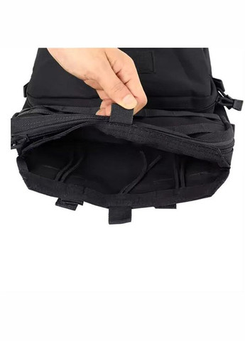 Штурмовая панель сумокрюкзак Black с системой MOLLE и отделением для гидратора KT6005202 Solve (305743420)