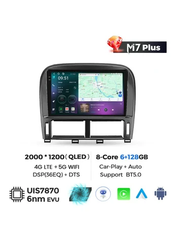 Штатна магнітола M7 Plus Lexus LS430 (2000-2006) M7 Plus 4GB+32GB F2 CarPlay QleD Mekede ES (384276359)