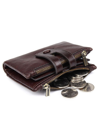 Кошелек мужской Кожаный 14602 Коричневый Vintage (306882081)