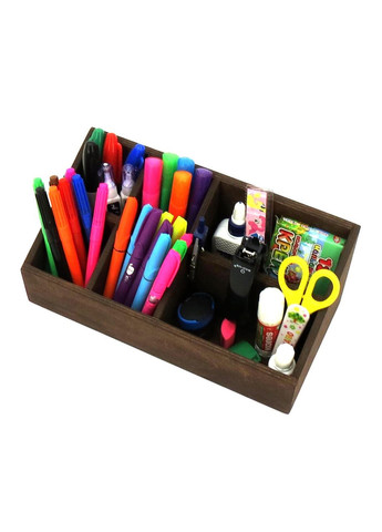 Органайзер настільний з дерева Фрімен капучино (КНЦ-004109) No Brand (328224724)