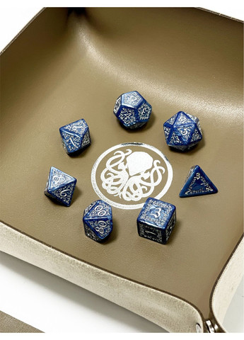 Настольная игра Лоток для кубиков Ктулху коричневый Dice Tray Планета ігор (372480412)