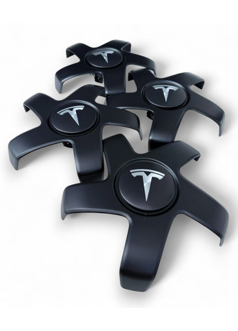 Колпачки на диски Тесла модел 3, заглушки звезды пауки крабы на Model 3, 1044234-B, 1044234B 4 штуки Tesla (364463731)