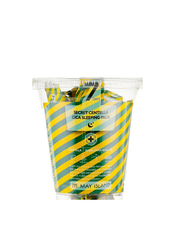 Нічна маска для обличчя 7 Days Secret Centella Cica заспокійлива 5 гр May Island (302722315)