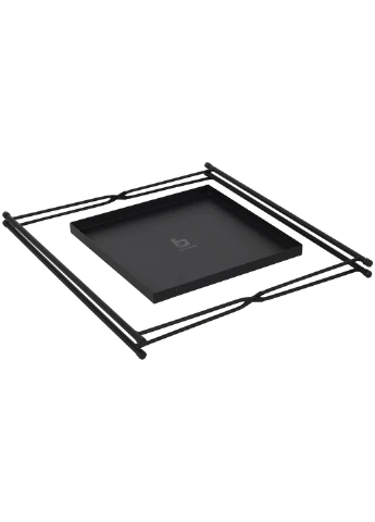 Складной столик Bo-Camp Bedford 30x30 см сталь черный максимальная нагрузка 15 кг No Brand (400657298)