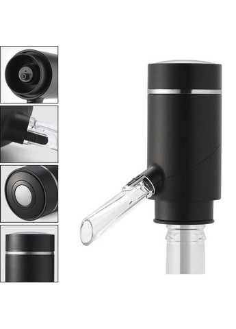 Аккумуляторная помпа аэратор для вина Zally Wine Pump KD-1 Черная No Brand (366653283)