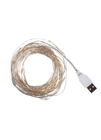 Электрогирлянда USB Нить 100 LED 10 м Разноцветный (975037) YES! Fun (368290318)