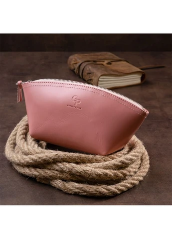 Женская Косметичка Из Кожи Amelin Пудровая Seli Grande Pelle (395636853)