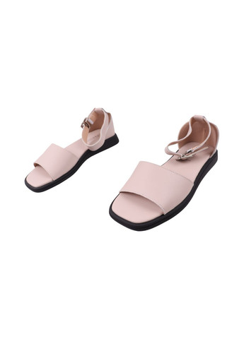 Бежевые босоножки женские бежевые натуральная кожа FARINNI