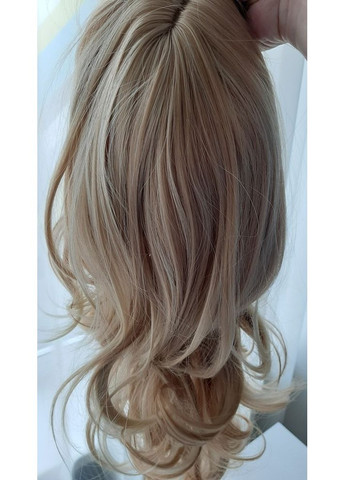 Парик мелированый блонд волнистые волосы No Brand (368787583)