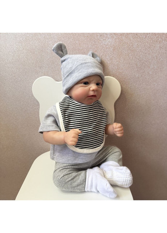 М’яконабивна лялька хлопчик 46 см реалістичний пупс Reborn (363264047)