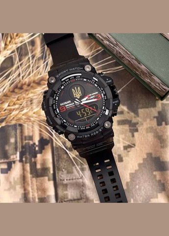 001RDUAGD Тризуб золото Чорні з червоним + Коробка. Patriot (341333865)