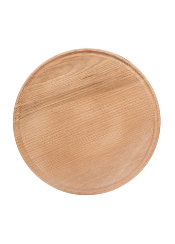 Дошка для піци кухонна дерев'яна обробна з бука з обідком Ø 30 см Woodly (294944492)