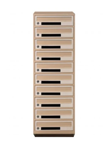 Поштова скринька Е1-10.C на 10 секцій 1245x390x200 LEVMETAL (323472913)