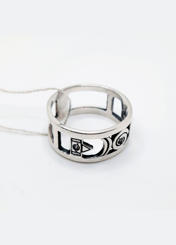 Каблучка срібло 925° 3,42г. абстракція () Сапфір 14С220 (306432436)