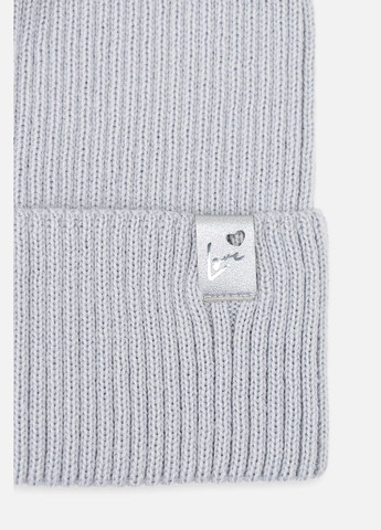 Шапка для дівчинки колір сірий ЦБ-00259560 Yuki (306712663)