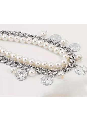 Стильне жіноче Кольє Намисто 2 незалежних кольє No Brand (370625939)