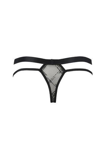 Чоловічі прозорі стринги 029 Thong Collin Black Passion (282959060)