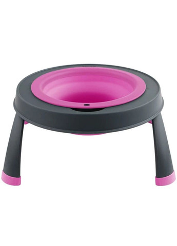 Миска одинарная Single Elevated Feeder Large на сложной подставке 960мл, для собак, пурпурная Dexas (364489011)