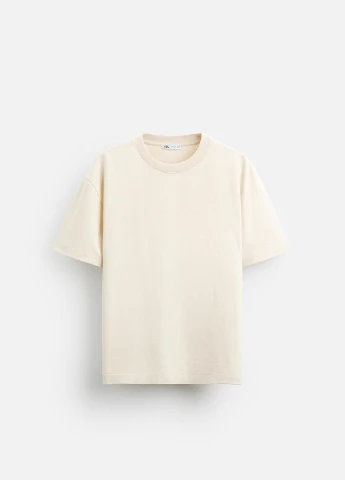 Бежевая футболка Zara