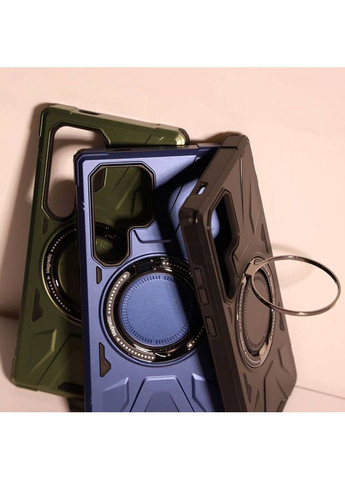 Чохол Iron Grip with Magnetic Ring blue Wave Samsung Galaxy S25 (365749377)
