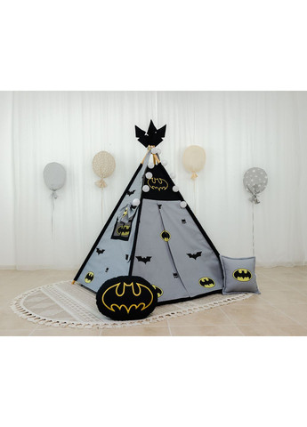 Вигвам для мальчика серый Бэтмен Супергерой No Brand (367267968)
