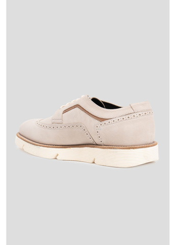 Бежевые кэжуал бежевые замшевые броги Alberto Guardiani