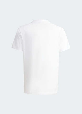 Біла демісезонна футболка mercedes - amg petronas formula one team graphic adidas