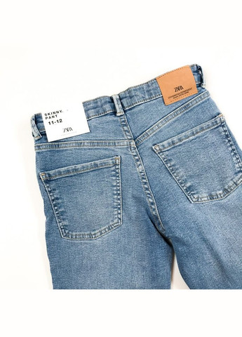 Голубые джинсы 116 см голубой артикул л536 Zara