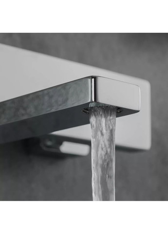 Змішувач для ванни A3209 з плоским виливом 192 мм, хром. FAOP (371882337)