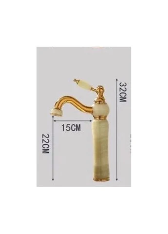 Золотой смеситель NATURE GOLD Высокий Futura (392248939)