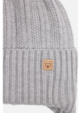 Шапка для хлопчика колір сірий ЦБ-00286584 Kraft (365588766)